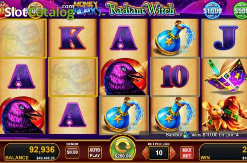 Скрин5. Money Galaxy Radiant Witch слот