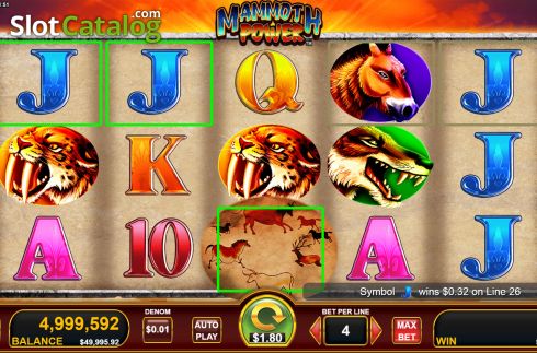Скрин4. Mammoth Power слот