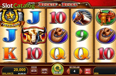 Скрин2. Buckin' Bucks слот