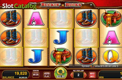 Скрин3. Buckin' Bucks слот