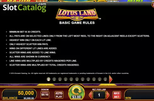 Скрин9. Lotus Land with Quickstrike слот