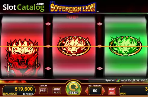 Скрин4. Sovereign Lion слот