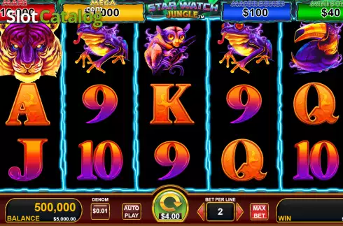 Скрин2. Star Watch Jungle слот