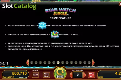 Скрин7. Star Watch Jungle слот