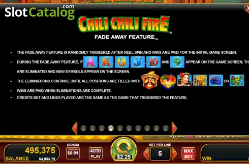 Скрин7. Chili Chili Fire слот