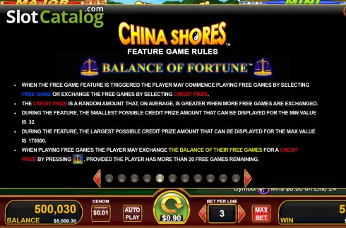 Скрин7. China Shores with Quick Strike слот