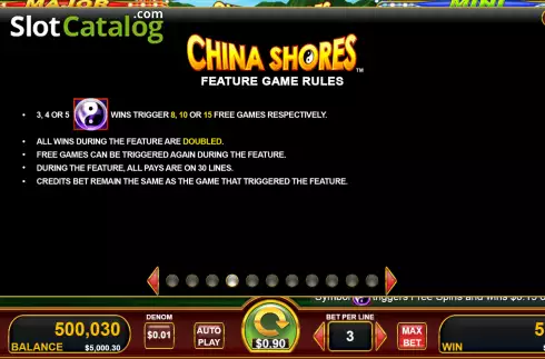 Скрин8. China Shores with Quick Strike слот
