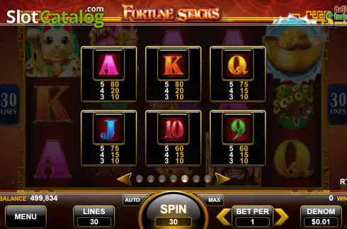 Скрин8. Fortune Stacks слот