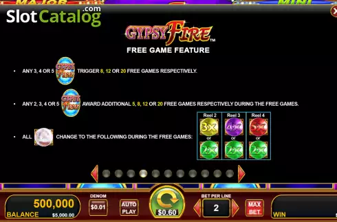 Скрин8. Gypsy Fire with Quick Strike слот