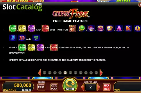 Скрин9. Gypsy Fire with Quick Strike слот