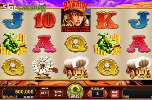 Скрин2. Rawhide слот