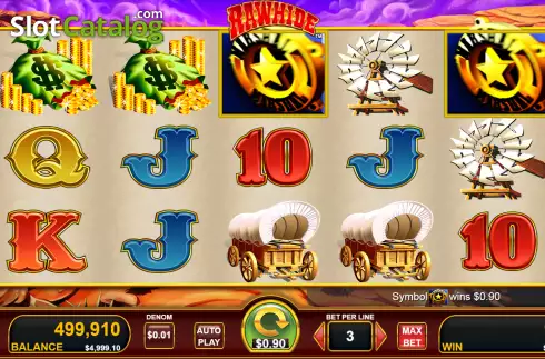 Скрин3. Rawhide слот