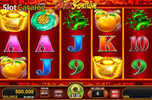 Скрин2. Red Fortune слот
