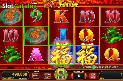 Скрин4. Red Fortune слот