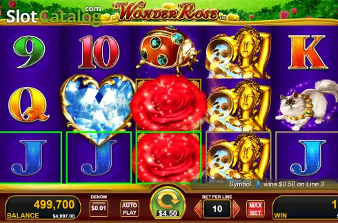 Скрин3. Wonder Rose слот