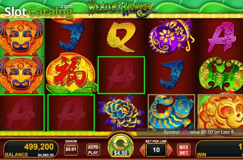 Скрин3. Wealthy Monkey слот