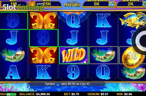 Скрин3. Ocean Spin Kingdom's Treasures слот