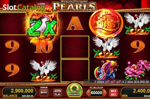Скрин3. Dragon Treasure Pearls слот