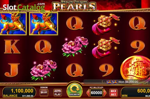 Скрин4. Dragon Treasure Pearls слот