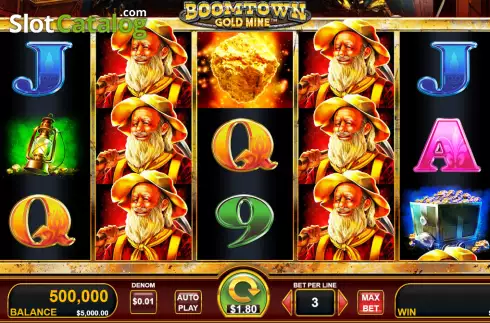 Скрин2. Boomtown Gold Mine слот