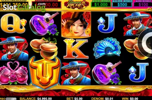 Скрин2. Bull Blitz Roses & Riches слот