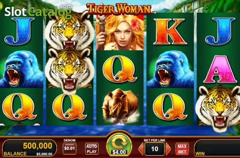 Скрин2. Tiger Woman слот