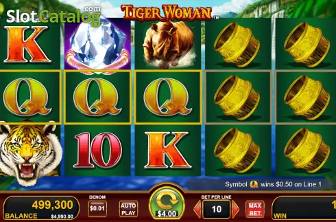 Скрин3. Tiger Woman слот