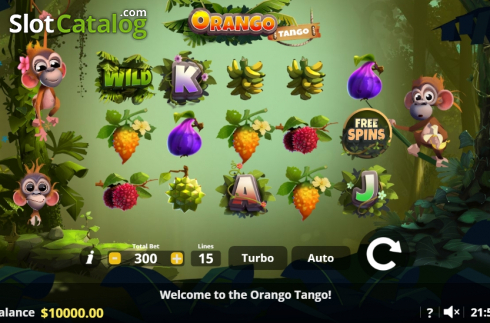 Скрин2. Orango Tango слот