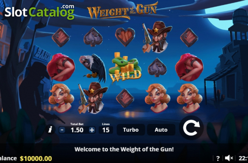 Скрин2. Weight of the Gun слот