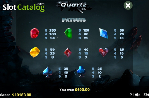 Скрин6. Quartz SiO2 слот