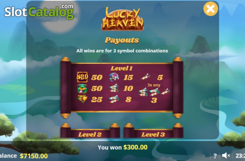 Скрин6. Lucky Heaven слот