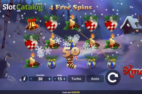 Скрин5. Xmas at the Cabin слот