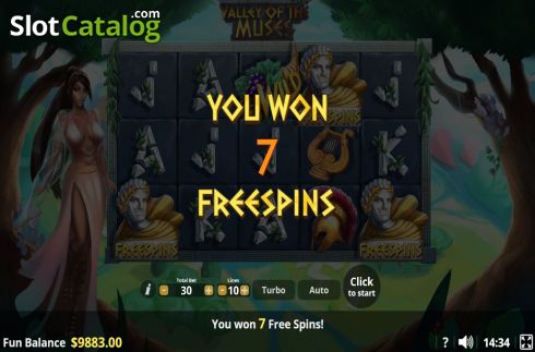 Скрин6. Valley Of The Muses слот