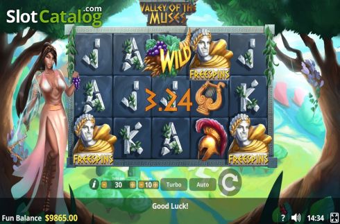 Скрин5. Valley Of The Muses слот