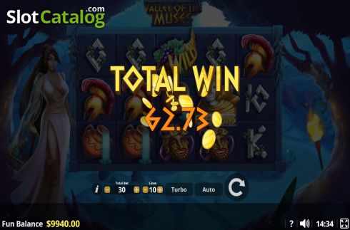 Скрин9. Valley Of The Muses слот