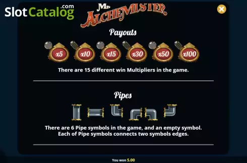 Скрин8. Mr Alchemister слот
