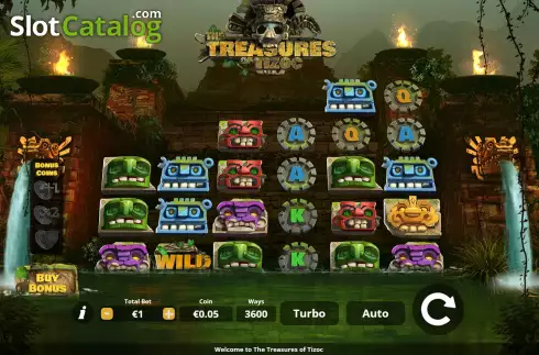 Скрин3. The Treasures of Tizoc слот