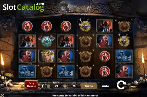 Скрин2. Valholl: Wild Hammers слот