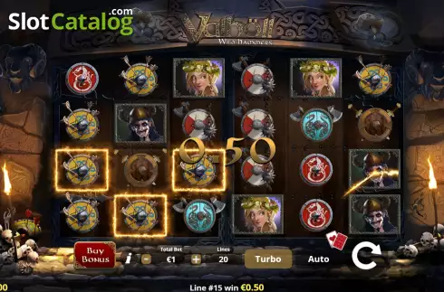 Скрин3. Valholl: Wild Hammers слот