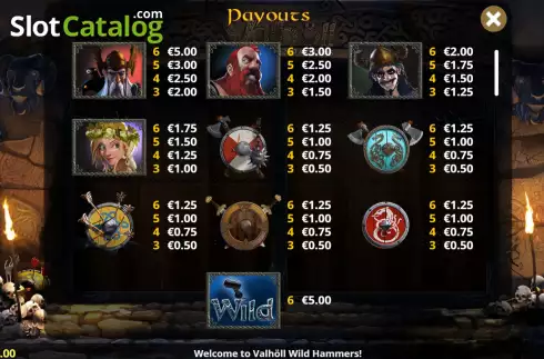 Скрин6. Valholl: Wild Hammers слот