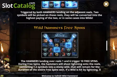 Скрин9. Valholl: Wild Hammers слот