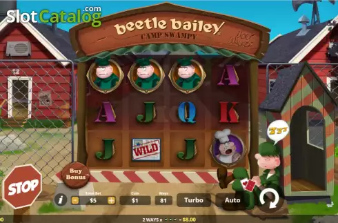 Скрин3. Beetle Bailey слот