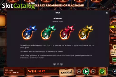 Скрин9. Kaboom (Lambda Gaming) слот