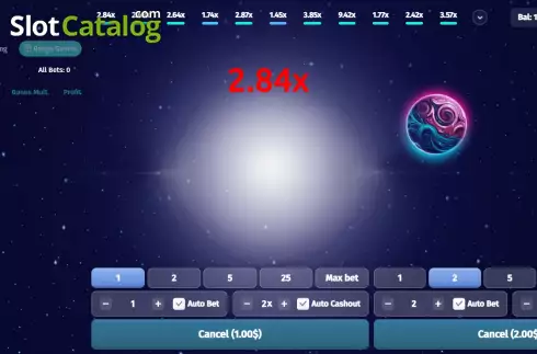 Скрин2. Space Taxi слот