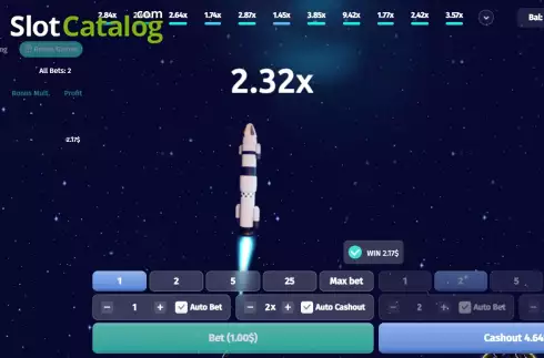 Скрин3. Space Taxi слот