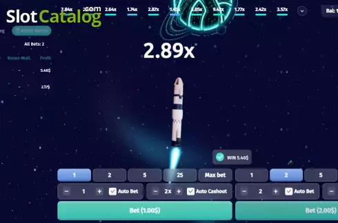 Скрин4. Space Taxi слот
