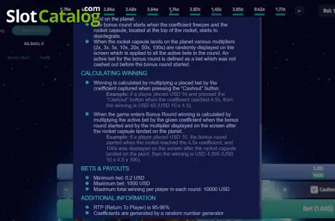 Скрин6. Space Taxi слот