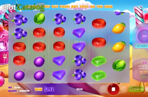 Скрин3. vBet Candy Splash слот