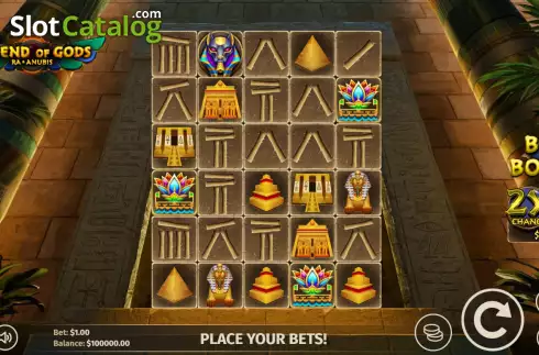 Скрин2. Legends of Gods: Ra-Anubis слот