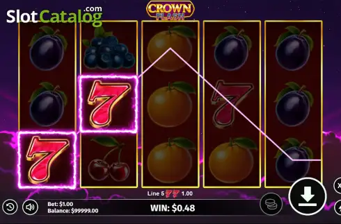 Скрин3. Crown Flash слот